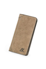 Men'S Men'S Nubuck Leather Card Holder Wallet
