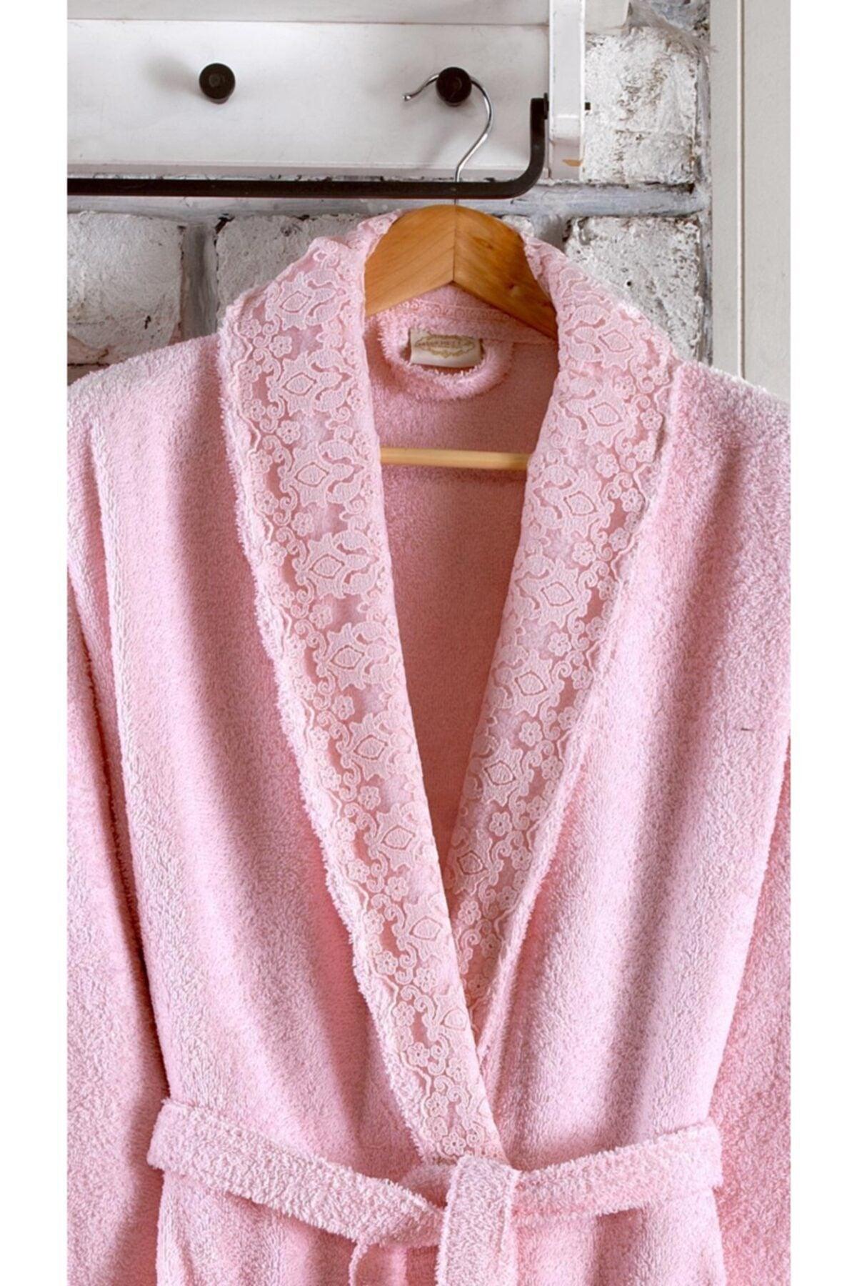 İnci 10 Pieces Dowry Bathrobe Set With Guipure Embroidery - Swordslife