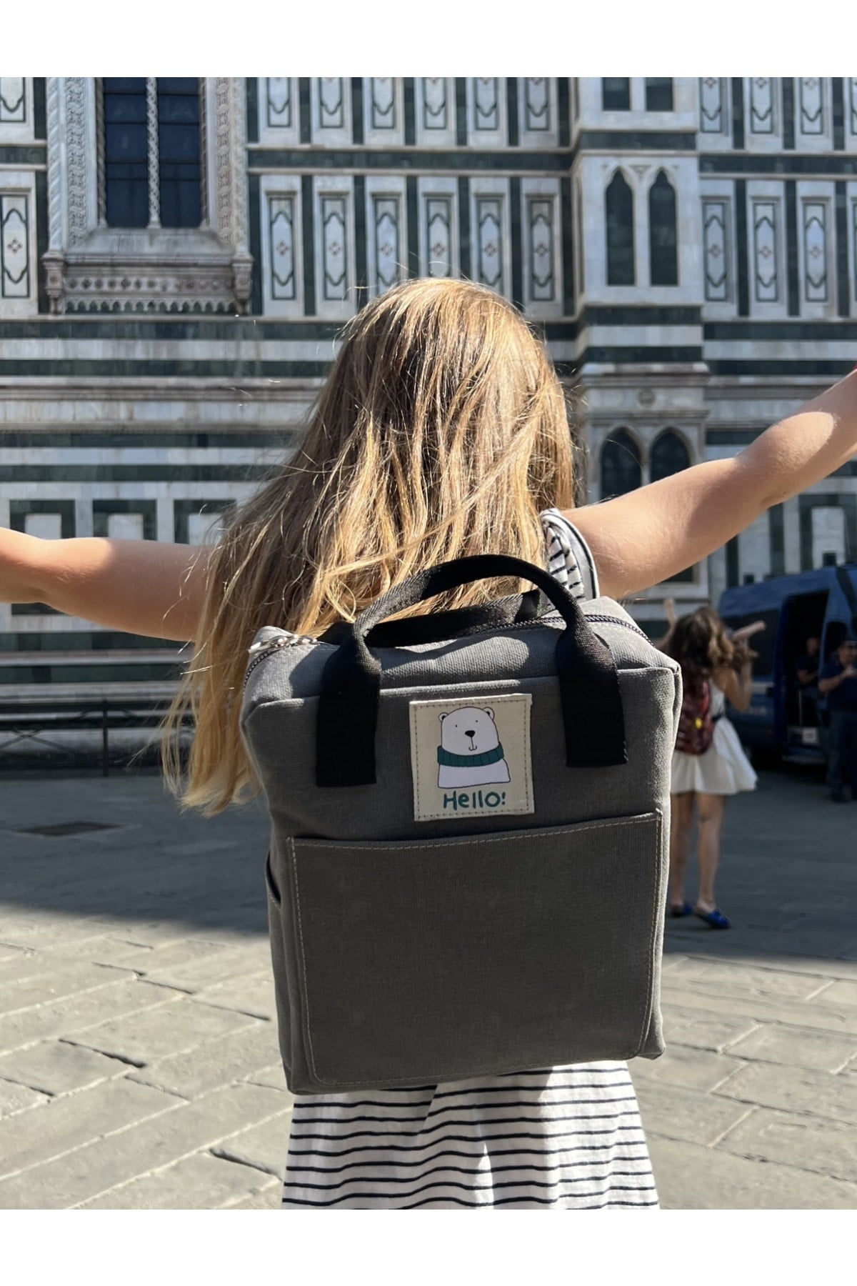 Kids Waterproof Canvas Backpack