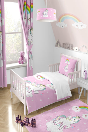 Unicorn Patterned Duvet Cover Set Tlan-170