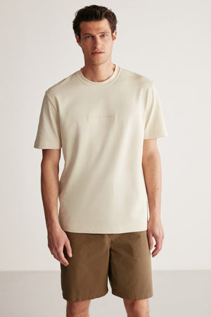 Taylor Oversize Beige T-Shirt