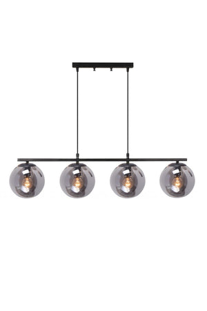 Romaithal Smoked Glass Modern Design Quadruple