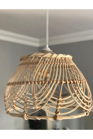 Rattan-Wicker Chandelier Special Production (With Holder Included)