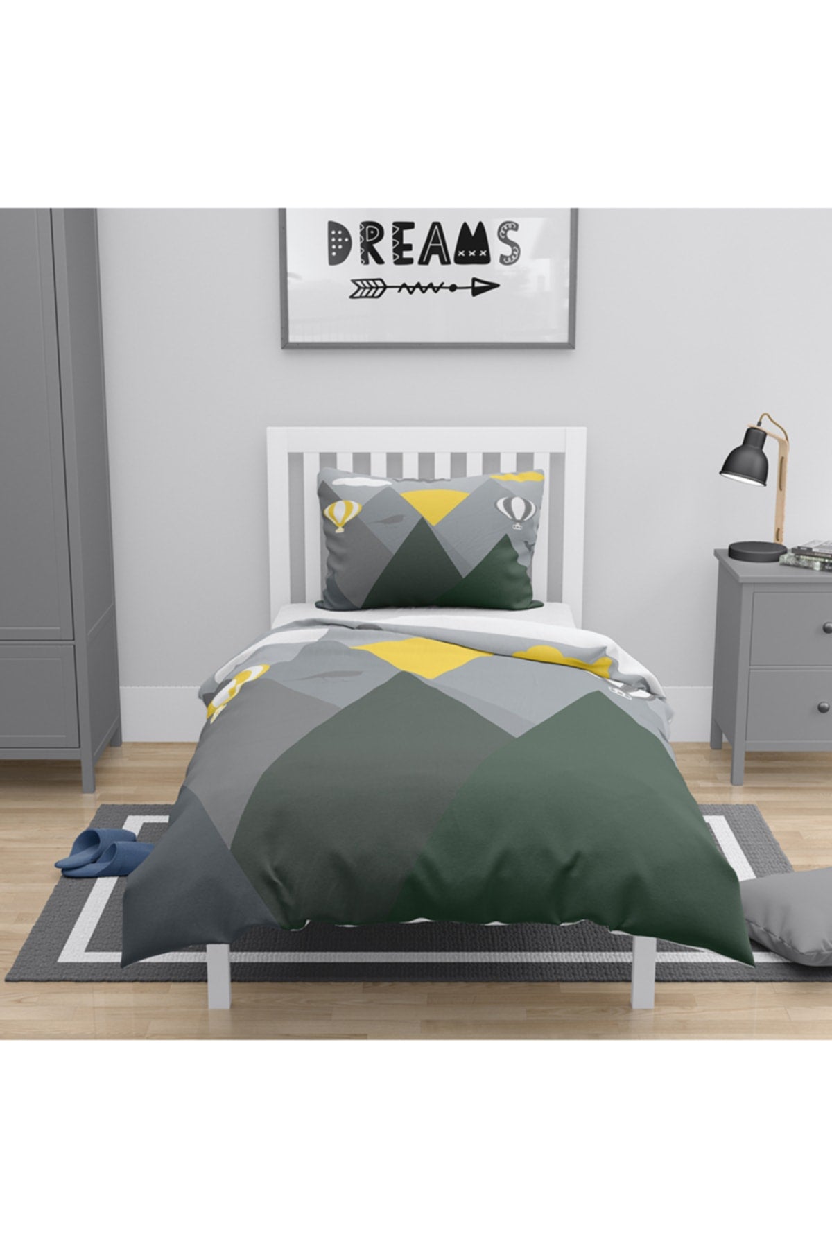 Mountains Pattern Duvet Cover Set