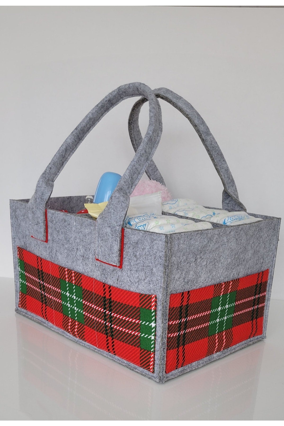 Handmade Multi-Purpose Felt Mother Baby Care And Organizer Bag Functional Organizer