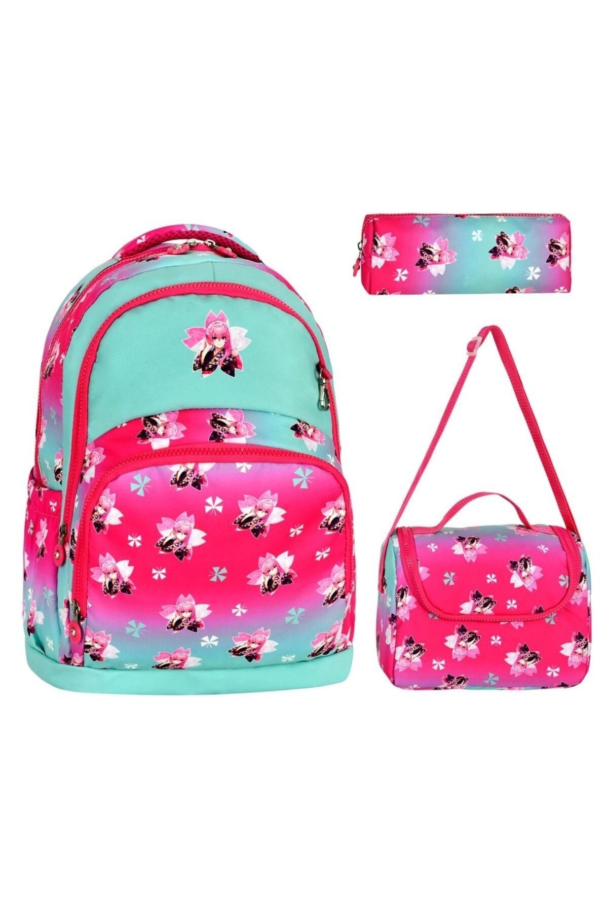 Yigit Boutique Printed Girls' School Bag