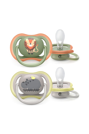 Scf085/17 Ultra Air Pacifier 6-18 Months 2 Pairs Male