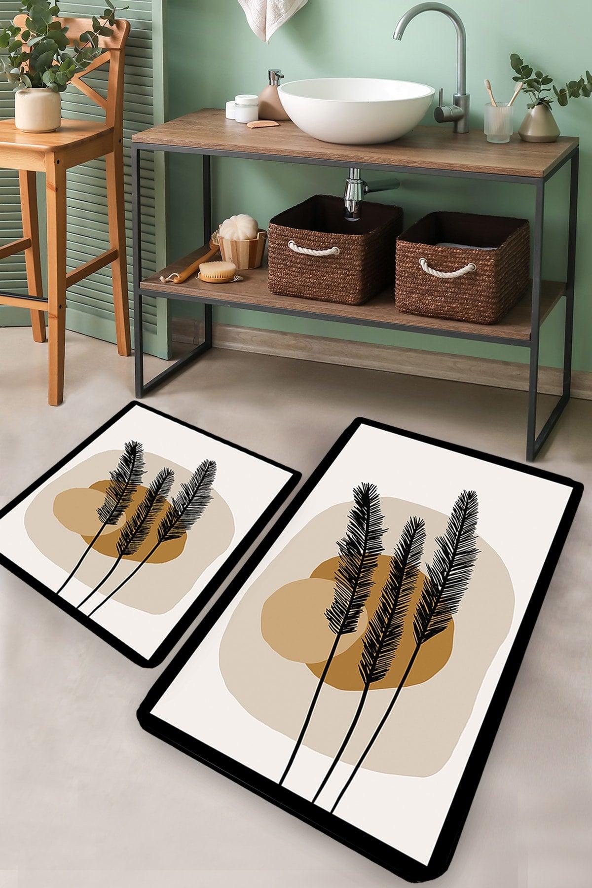 Day Sunrise Djt 2 Pcs Set Bathroom Carpet Bath Mat - Swordslife