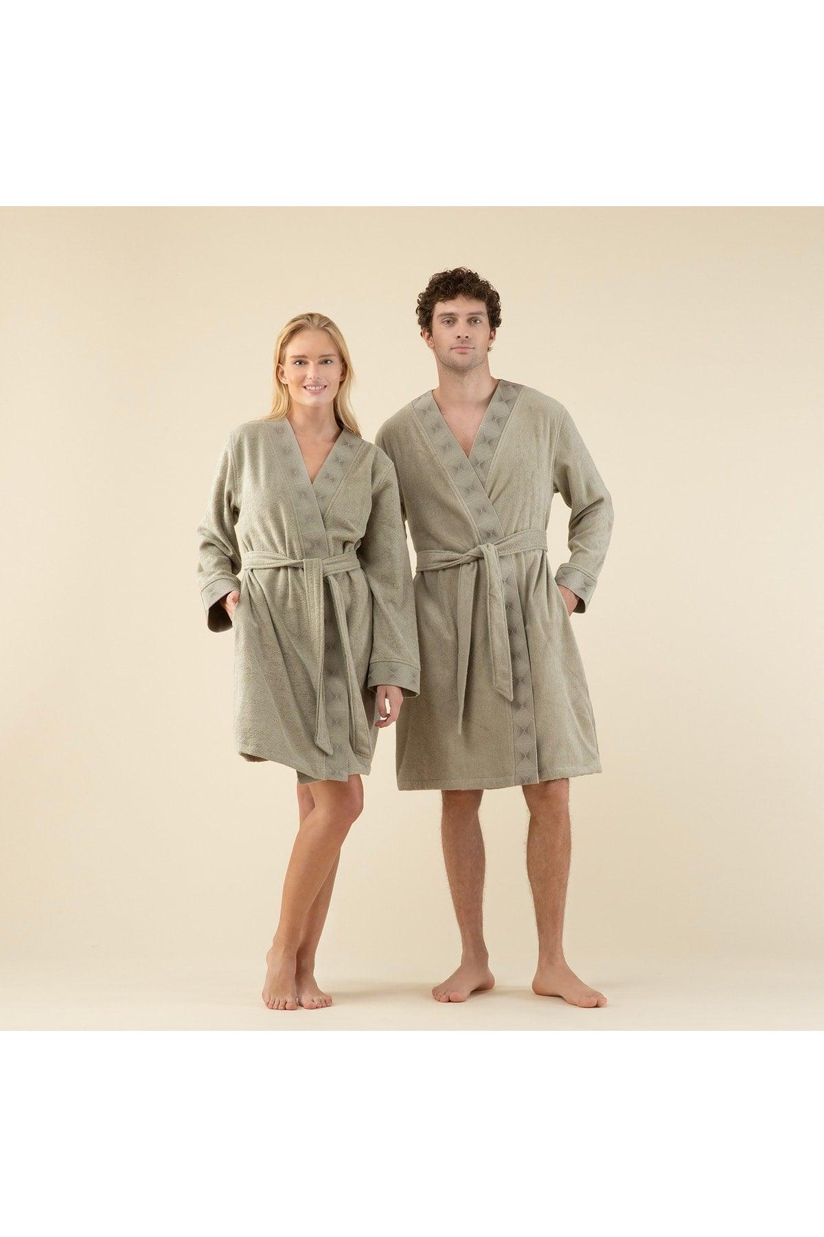 Marigold Unisex Bathrobe Green - Swordslife