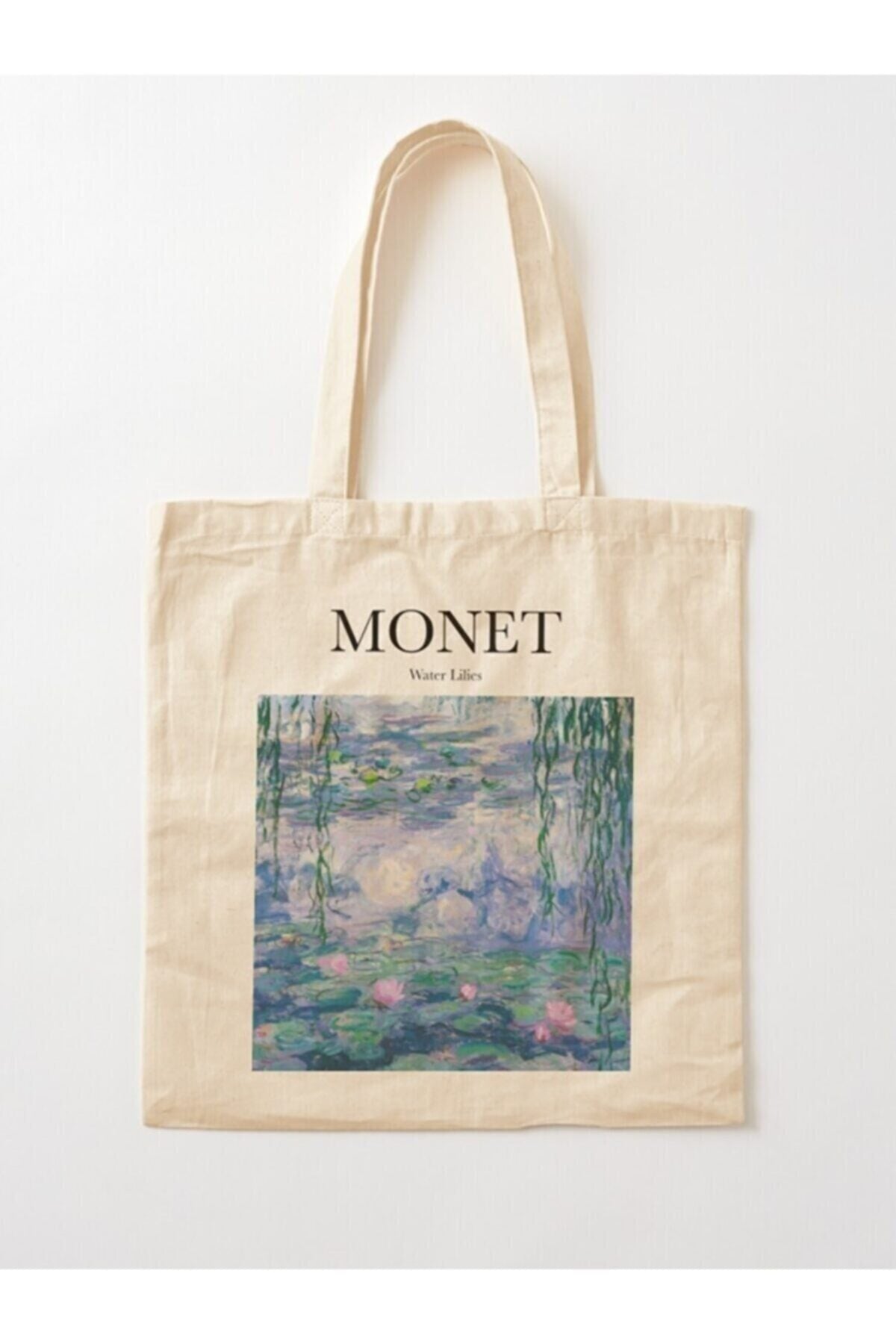 Monet - Lilies Printed Raw Cloth