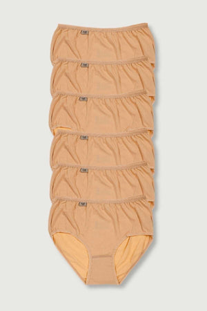 Women Ten 6 Pack Lycra Bato Panties ELF568T0924CCM6 - Swordslife