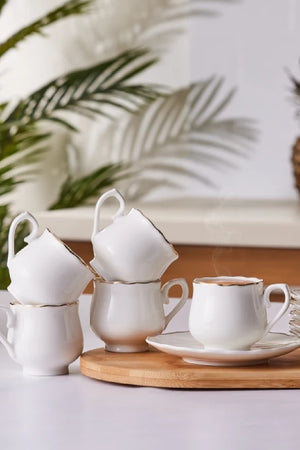 Beykoz Set Of 6 Coffee Cups 90 Ml