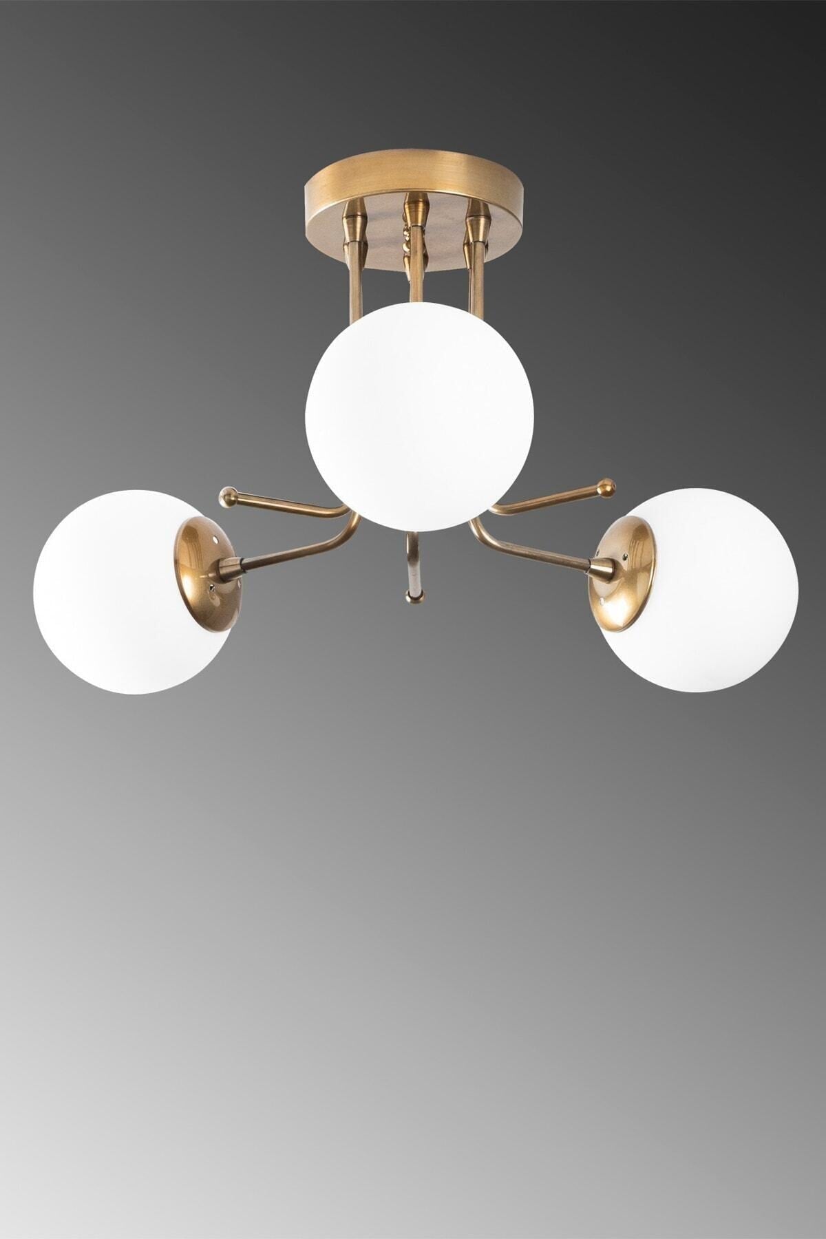 Daisy 3-Piece Modern Design-Rustic-Living Room-Kitchen-Bedroom - Glass Antique Chandelier