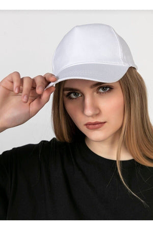 Adjustable Men'S-Women'S Plain Sports Hat With Velcro Back
