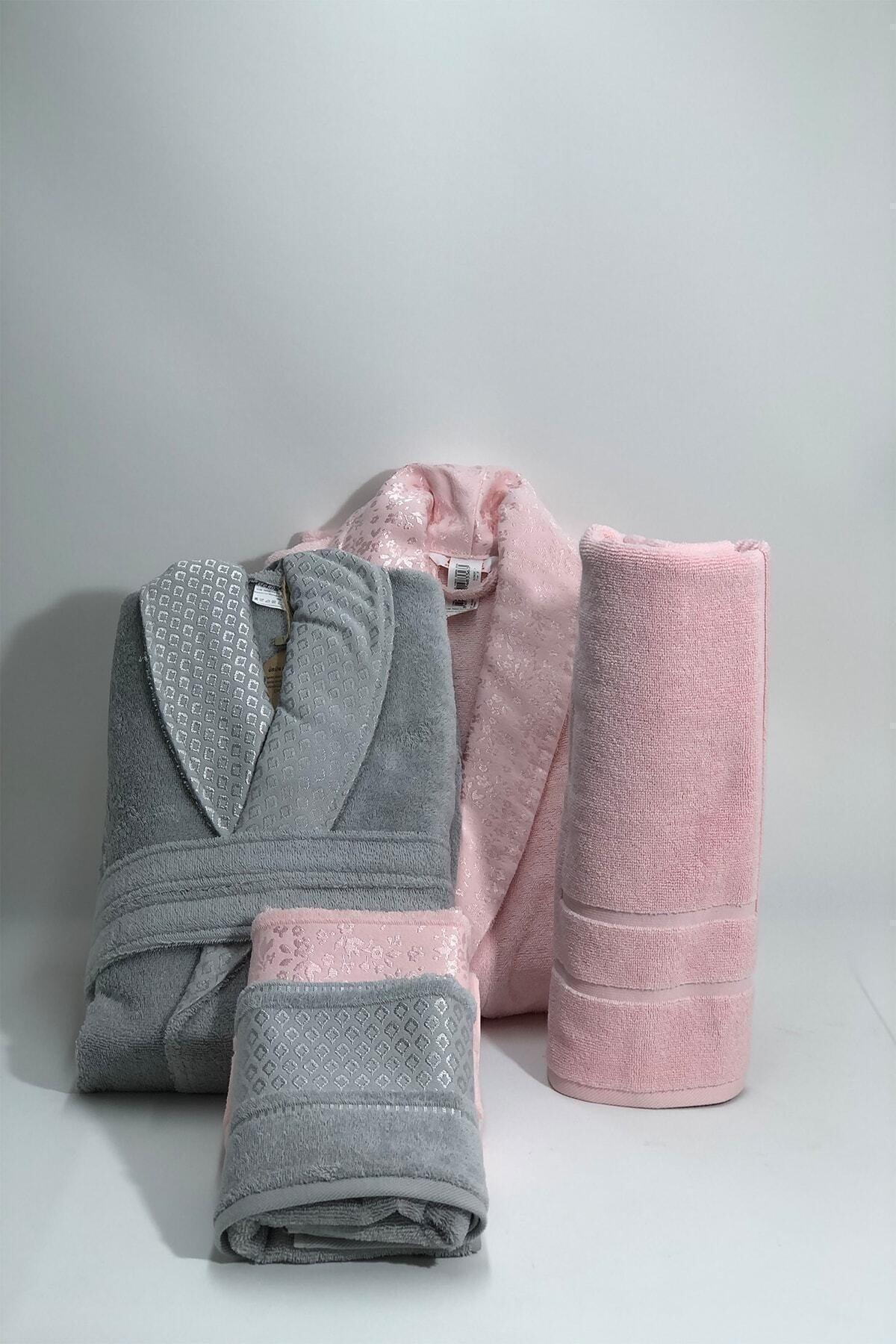 Unisex Gray Bathrobe Set - Swordslife