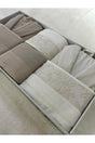Nazar 8 Piece Bathrobe Set Beige - Cream - Swordslife