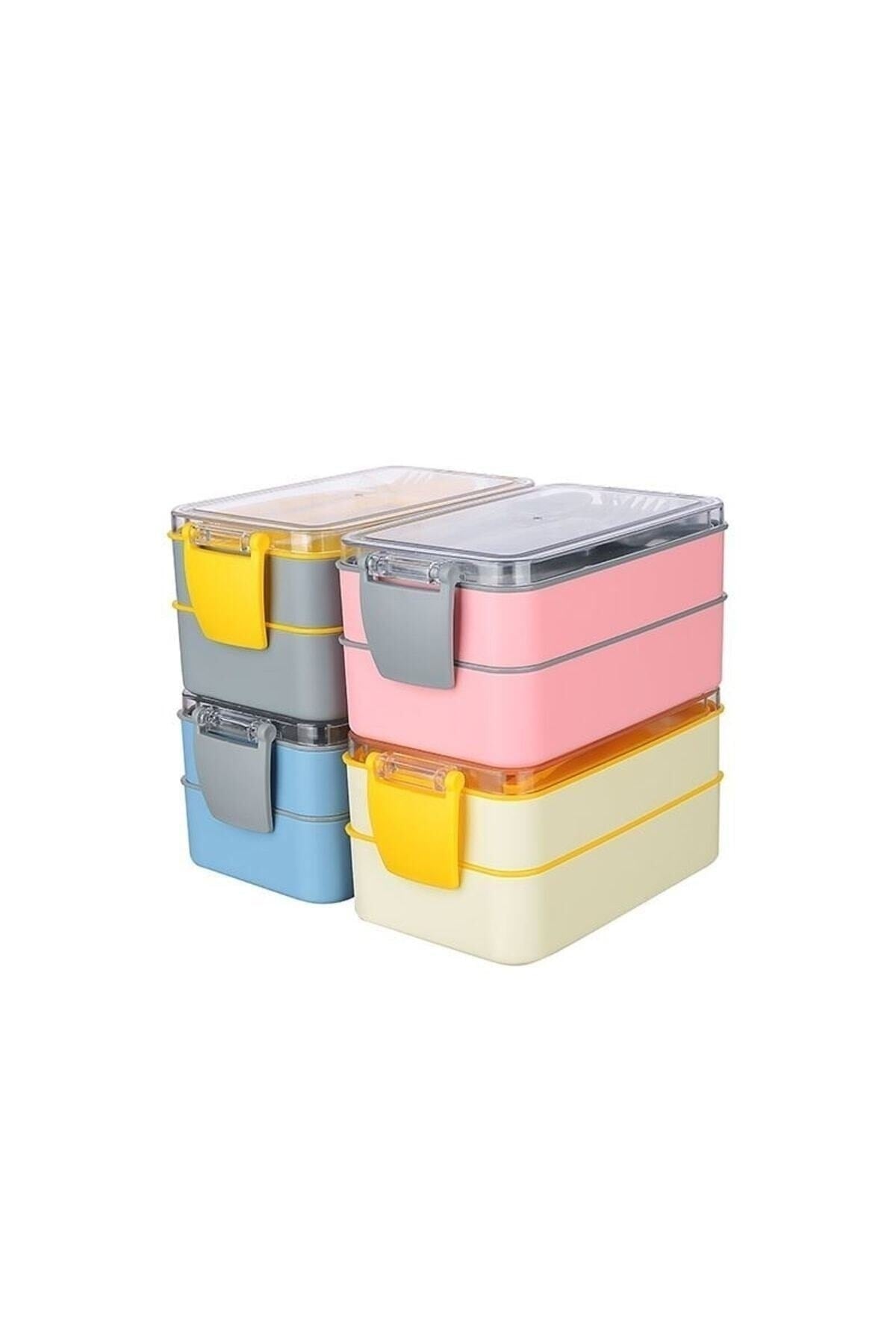 Titiz Aroni Fely Fiambrera 2-Layer Blue Lunch Box