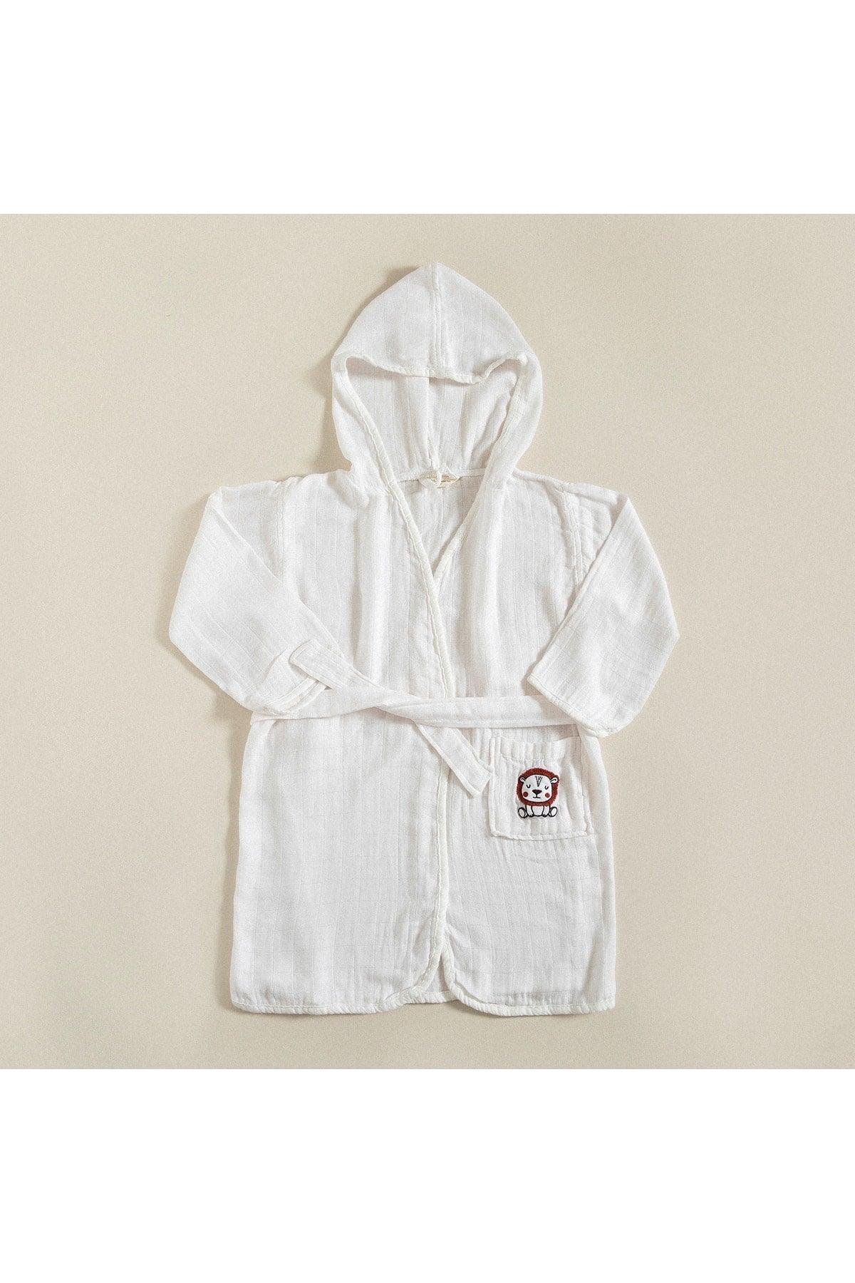 Forest Muslin Bathrobe Ecru - Swordslife