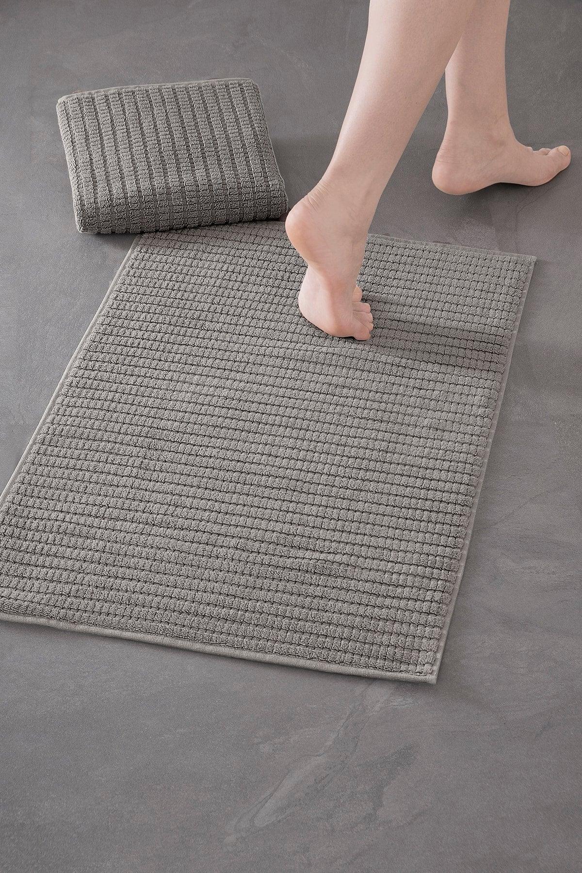 Penta Bathmat 404 - New Trend, 50x75cm. 2pcs. Premium Foot Towel / Bath Mat Set - Swordslife