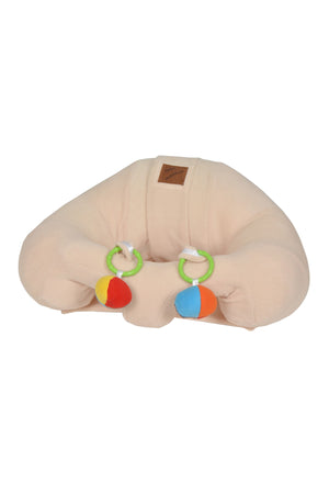 Rattle Beige Baby Sitting Support Cushion Baby Seat