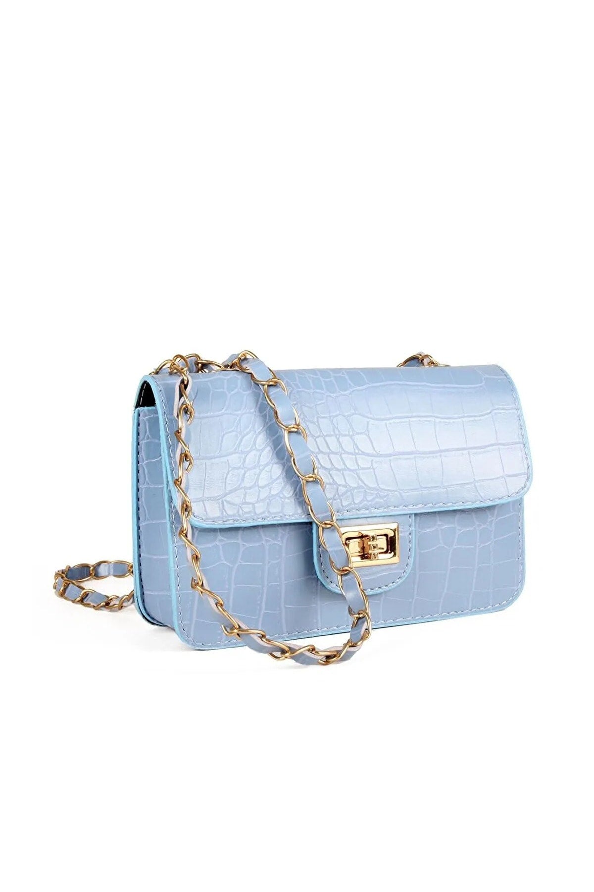 Women'S Crocodile Patterned Mini Shoulder Bag