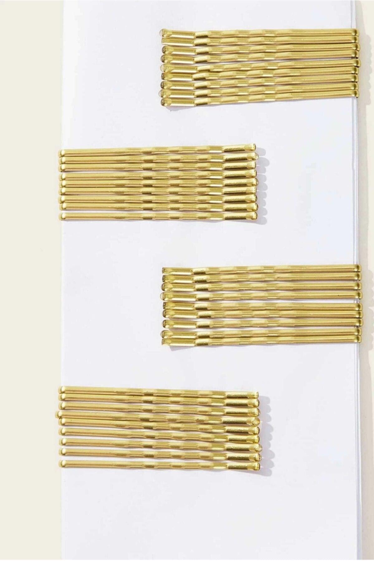 Women's 48-Piece Gold Yellow Wire Buckle Set - Swordslife