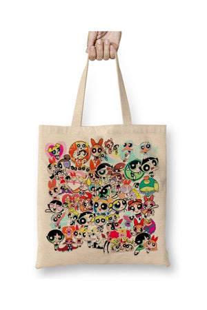 Powerpuff Girls Tote Bag Long Handle