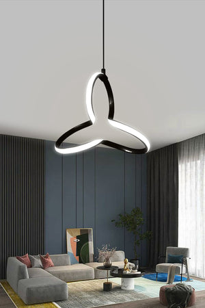 Modern Pendant Lamp Led Chandelier Black Case White Light 1 Year Warranty Led Chandelier