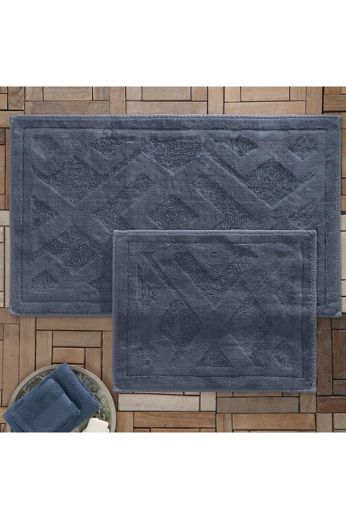 Milo Bath Mat Set - Indigo - Swordslife