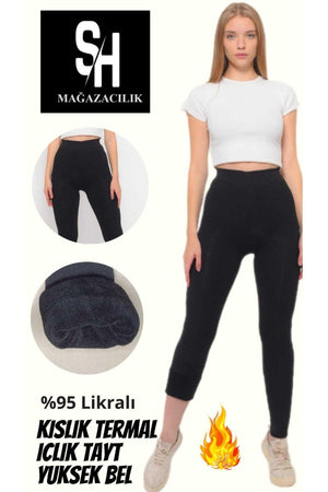 Winter Warm Thermal Plush Leggings Underwear - Swordslife