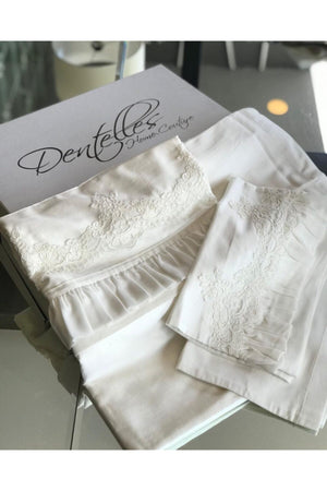 Special Series Skirted Lace Baby Duvet Cover Set 150X100