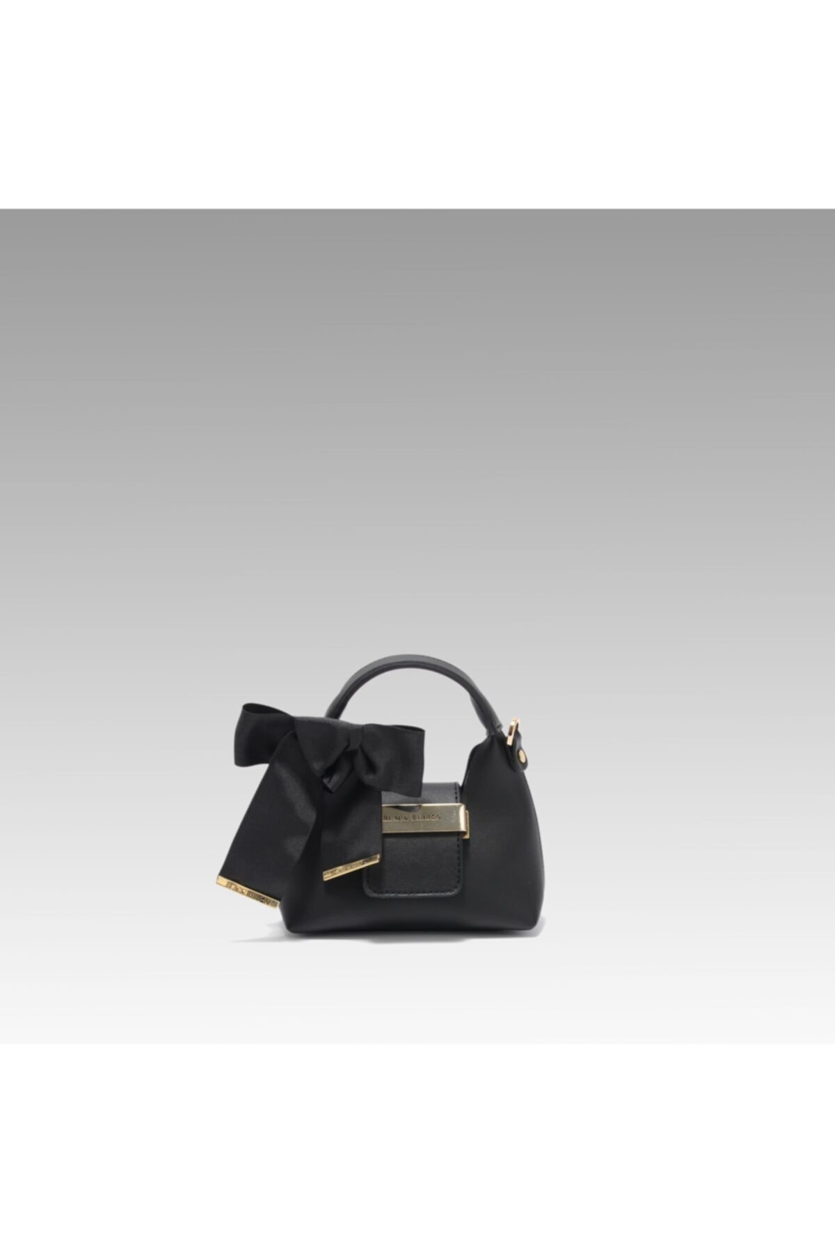 Black Accessory Detail Suspended Micro Bag