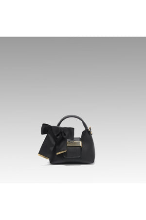 Black Accessory Detail Suspended Micro Bag