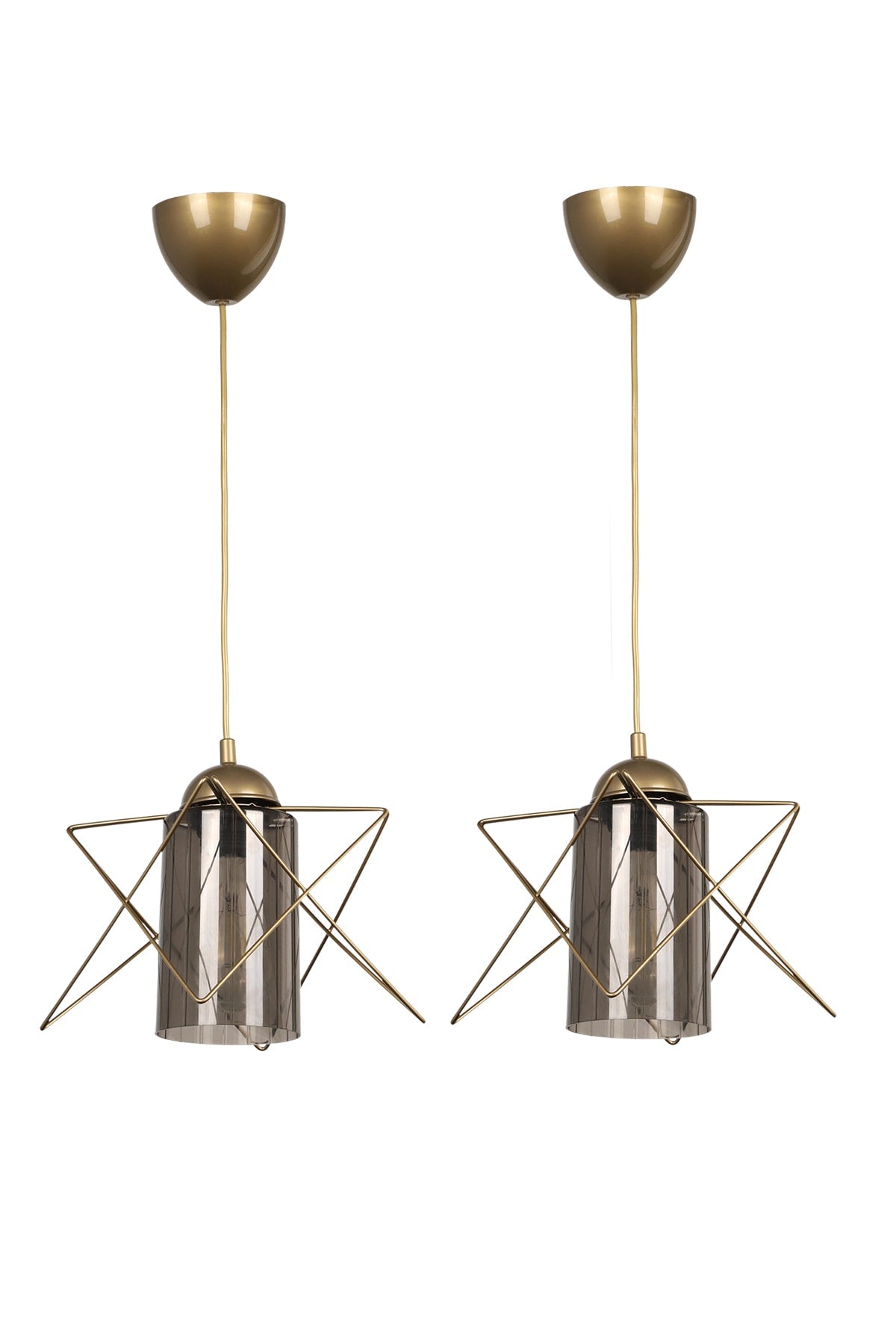 2 Pieces Modes Single Aged-Smoked Acrylic