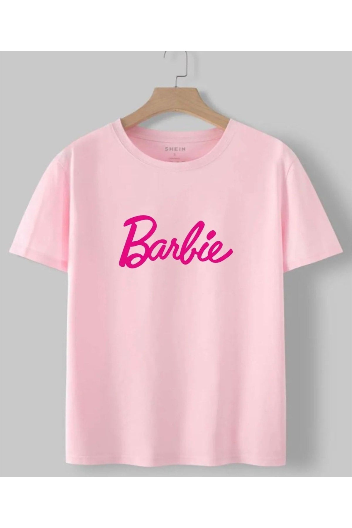 Pink Barbie Printed Kids T-Shirt