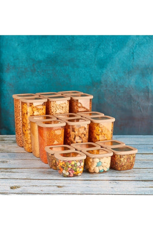 18-Pack Vipahmet Beach Storage Container (6X1750Ml+6X1200Ml+6X550Ml)