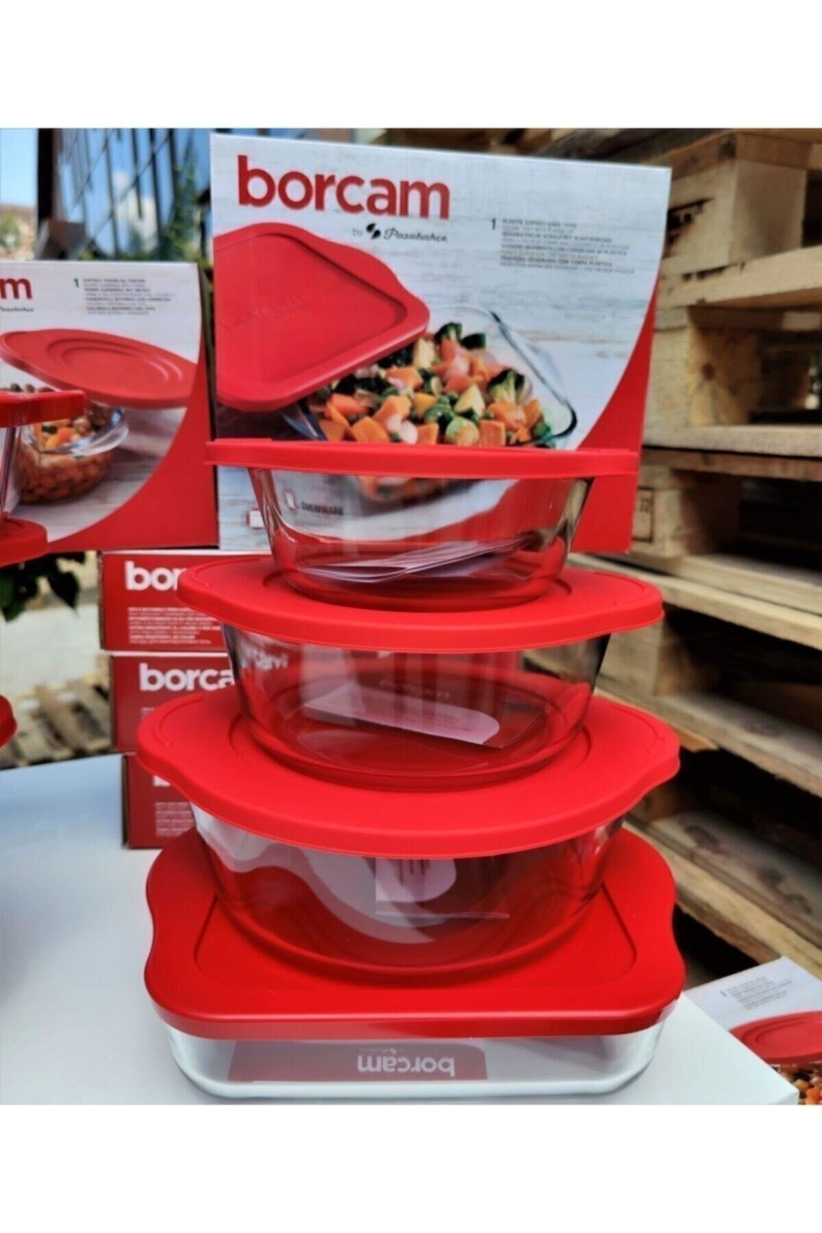 Red Lid Pyrex Set of 4 Fma04363 Fma04362 Fma04598 Fma00498 199