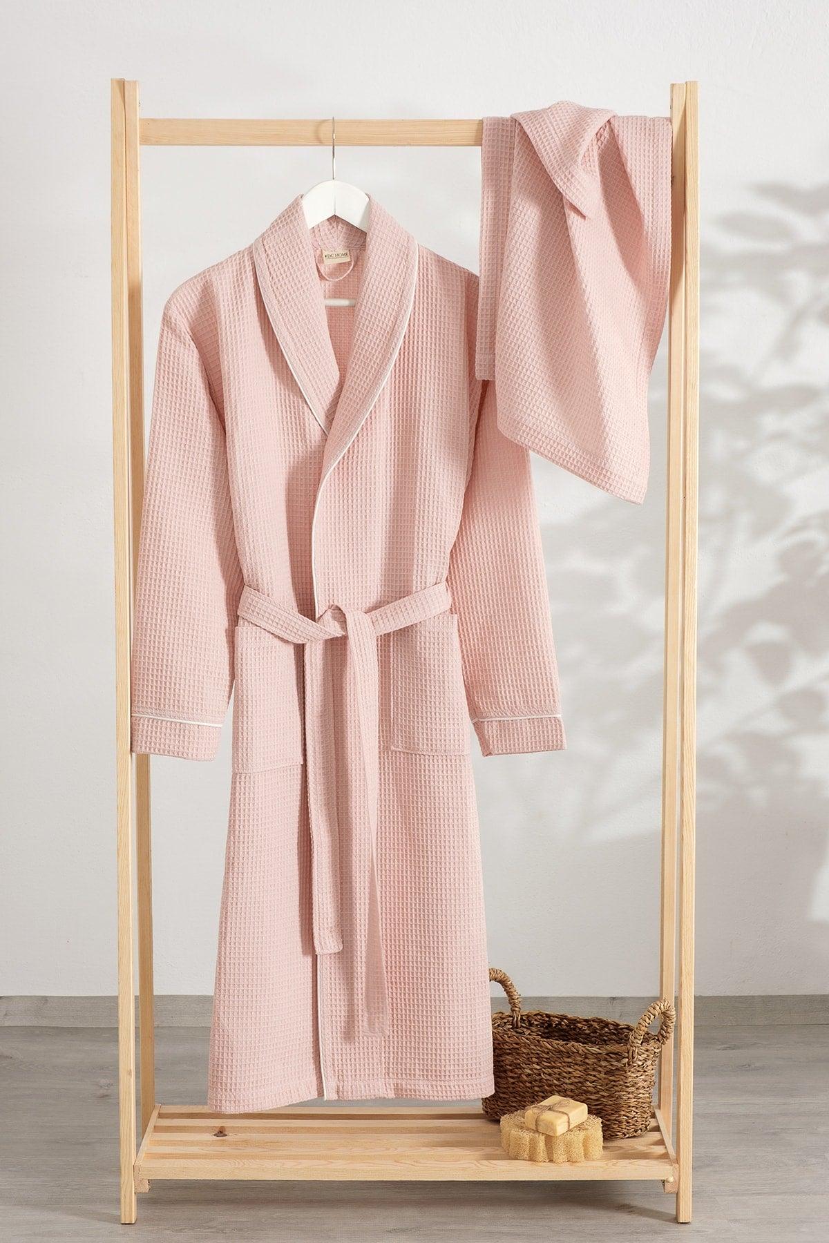 Soho Pike Bathrobe + Towel Set Powder - Swordslife