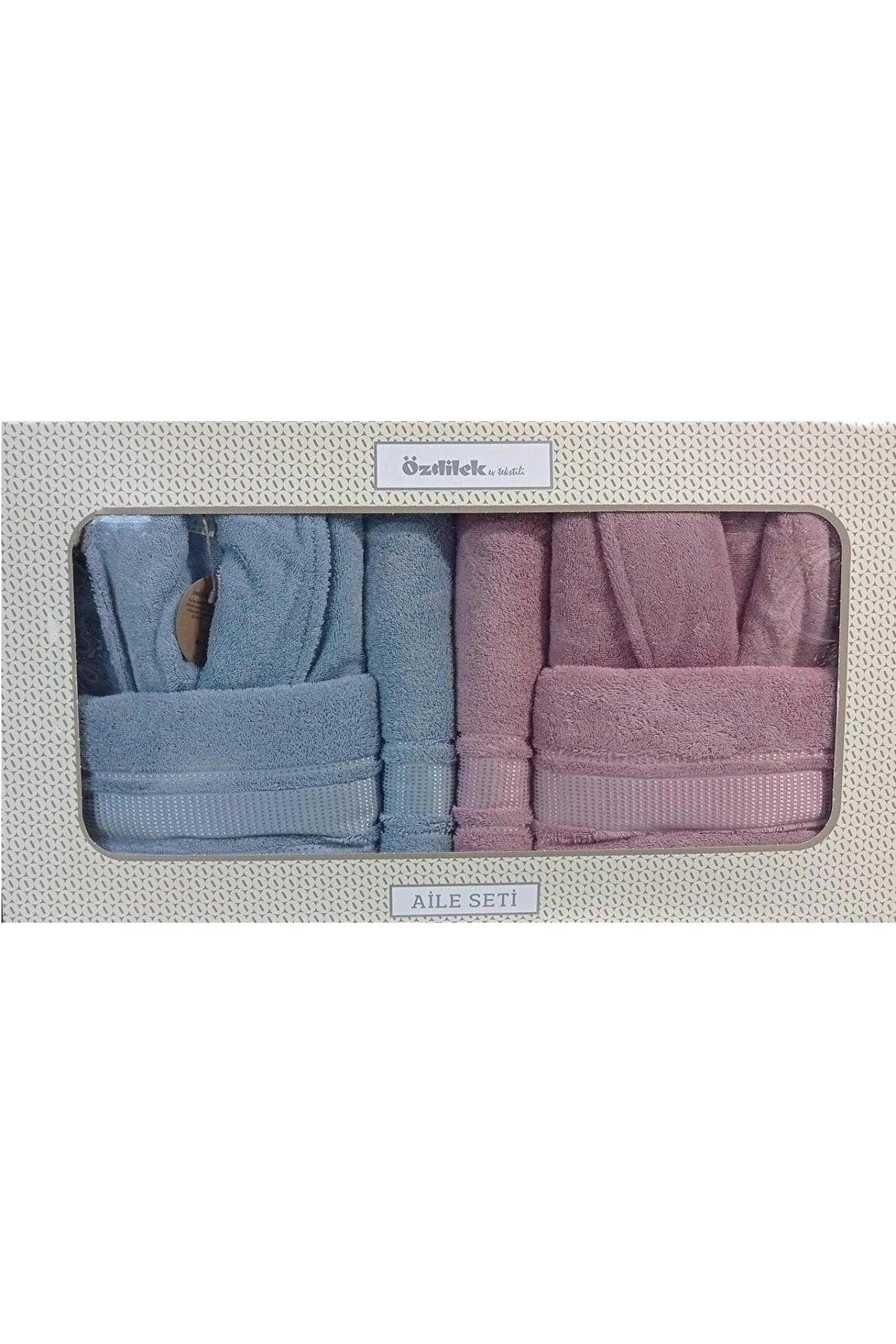 Bathrobe Set Colorist Blue Pink - Swordslife