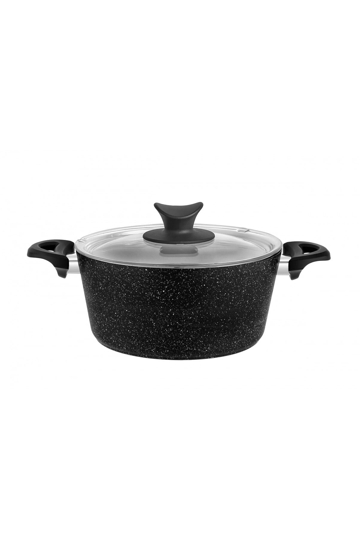 Master Cook 7 Pieces Granite Cookware Black