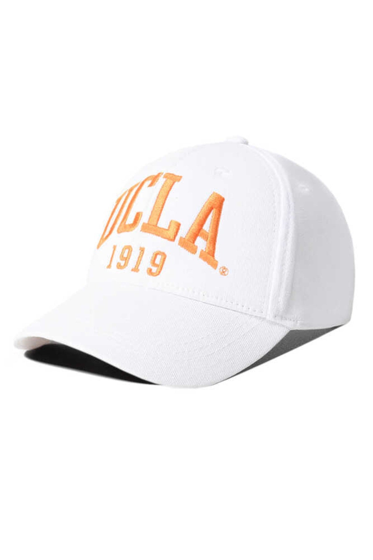 Ballard White Orange Embroidered Hat