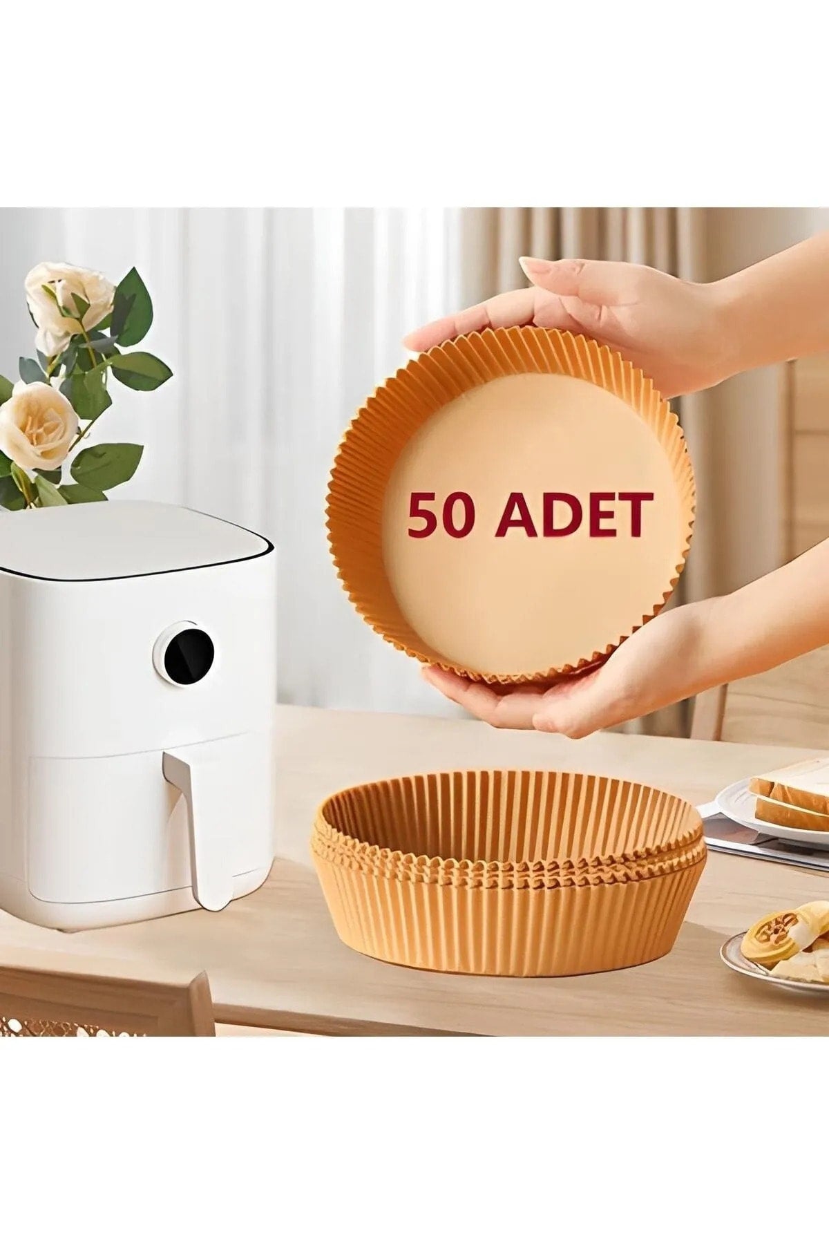 Airfryer Fryer Baking Paper - Airfryer Liners Air Fryer-Xiaomi-Philips Oil-Free Tefal-Kumtel-Mi