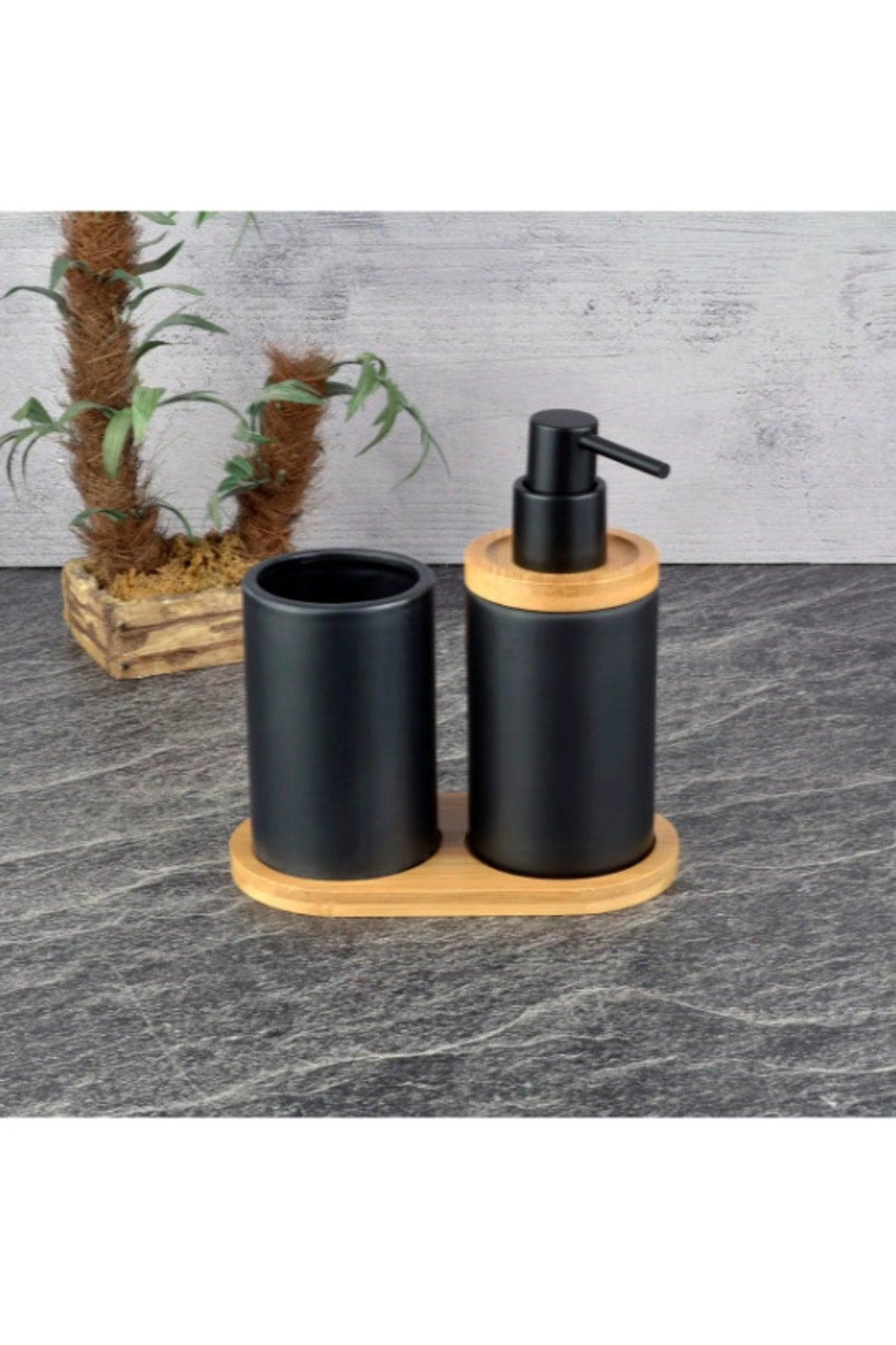 Ceramic Double Bath Set Black - Swordslife