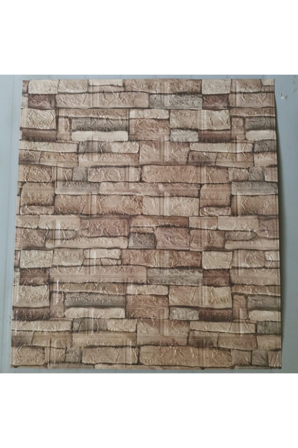 Nw46 Coffee Foam Brick Back Adhesive Flexible Wipeable Wall Panel 3d Wallpaper - Swordslife