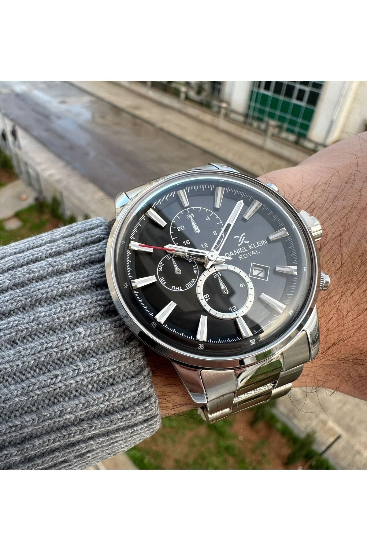 New Season Men'S Wristwatch Guaranteed + Bracelet