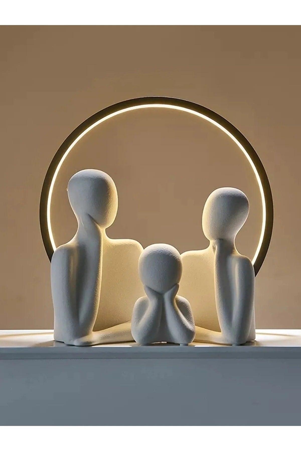 Triple Family Decorative Sculpture Object Trinket Set of 3 - Swordslife