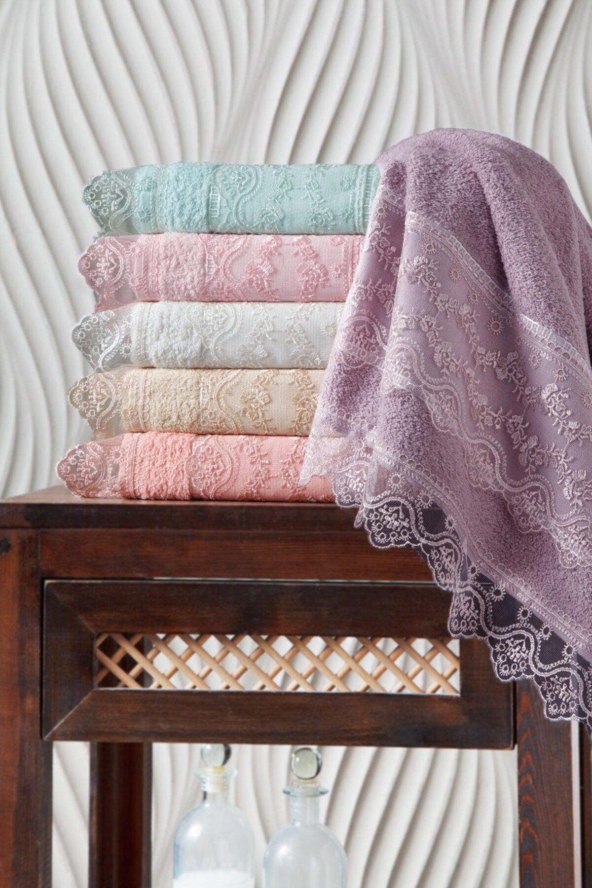 Lacy Guipure 6 Pcs Towel 50x90 - Swordslife