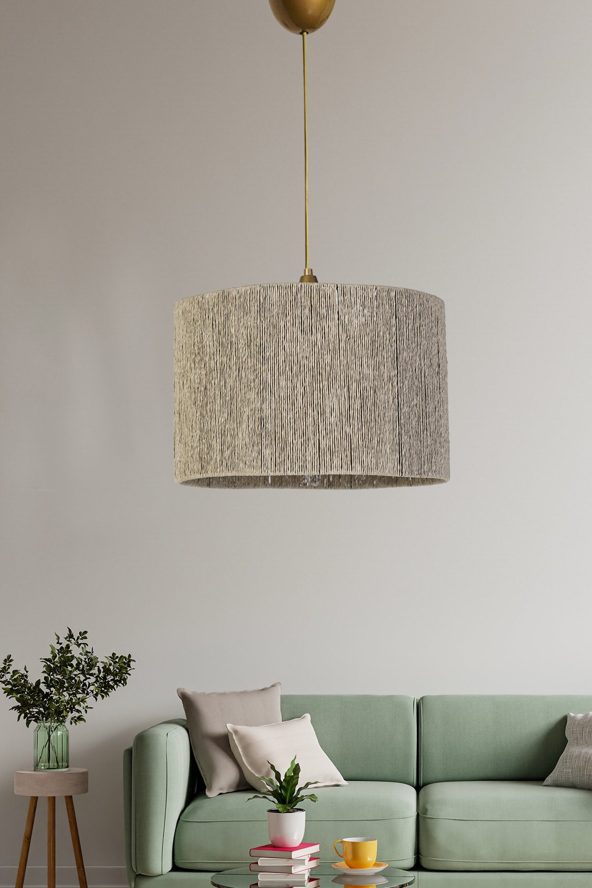 Roue Pendant Lamp Chandelier Green