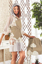 Amanda Kappuccino Ladies French Lace Dowry Bridal Bath Honeymoon Bathrobe Set - Swordslife