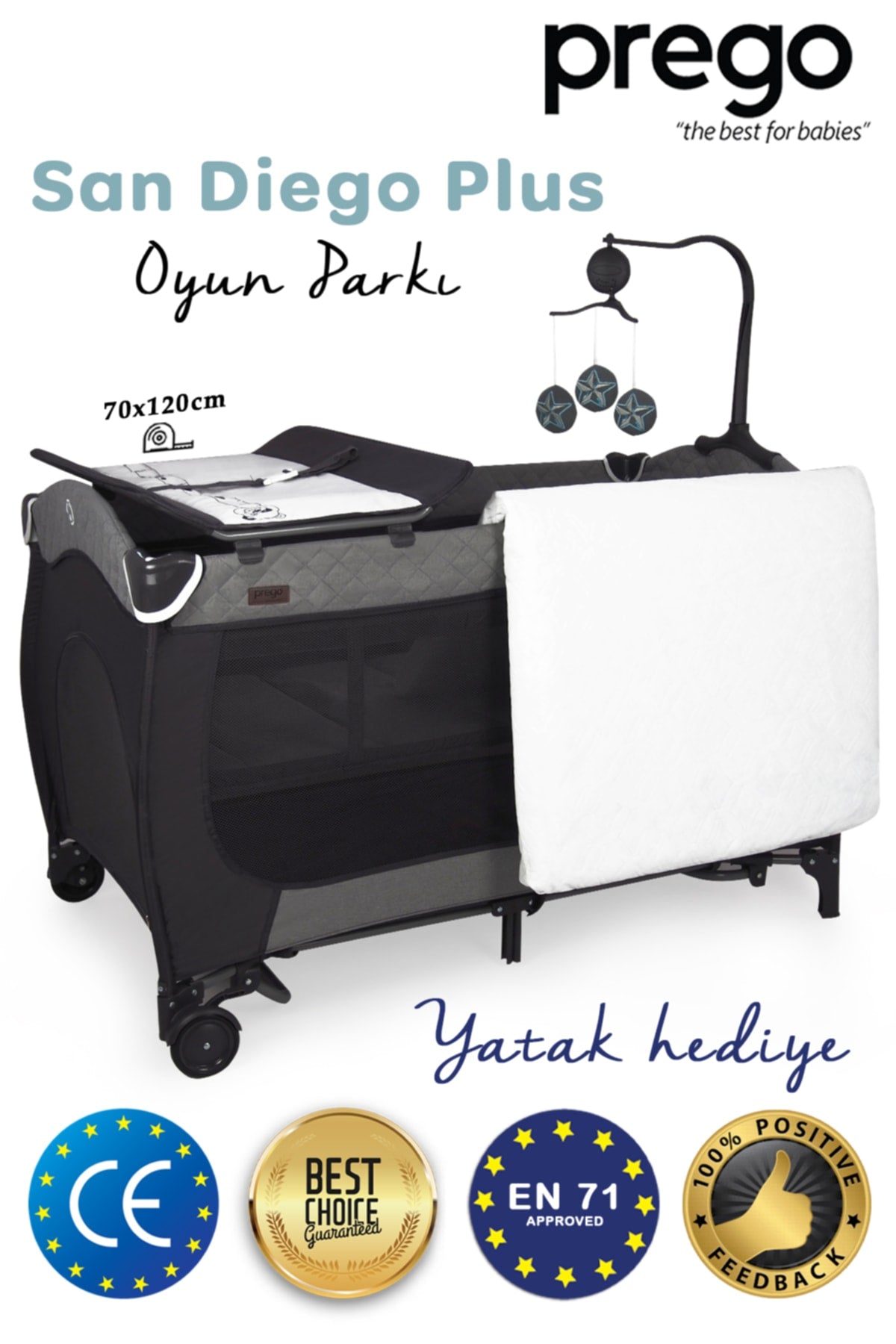San Diego Plus Playground 70*120 Cm Bed